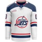 Metro Jr. Jets Girls Youth Player Sublimated Jersey