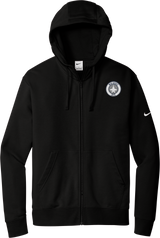 NJ Jets Nike Club Fleece Sleeve Swoosh Full-Zip Hoodie