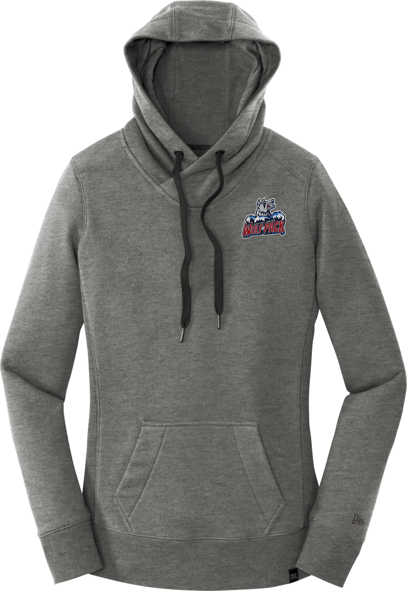 Hartford Jr. Wolfpack New Era Ladies French Terry Pullover Hoodie