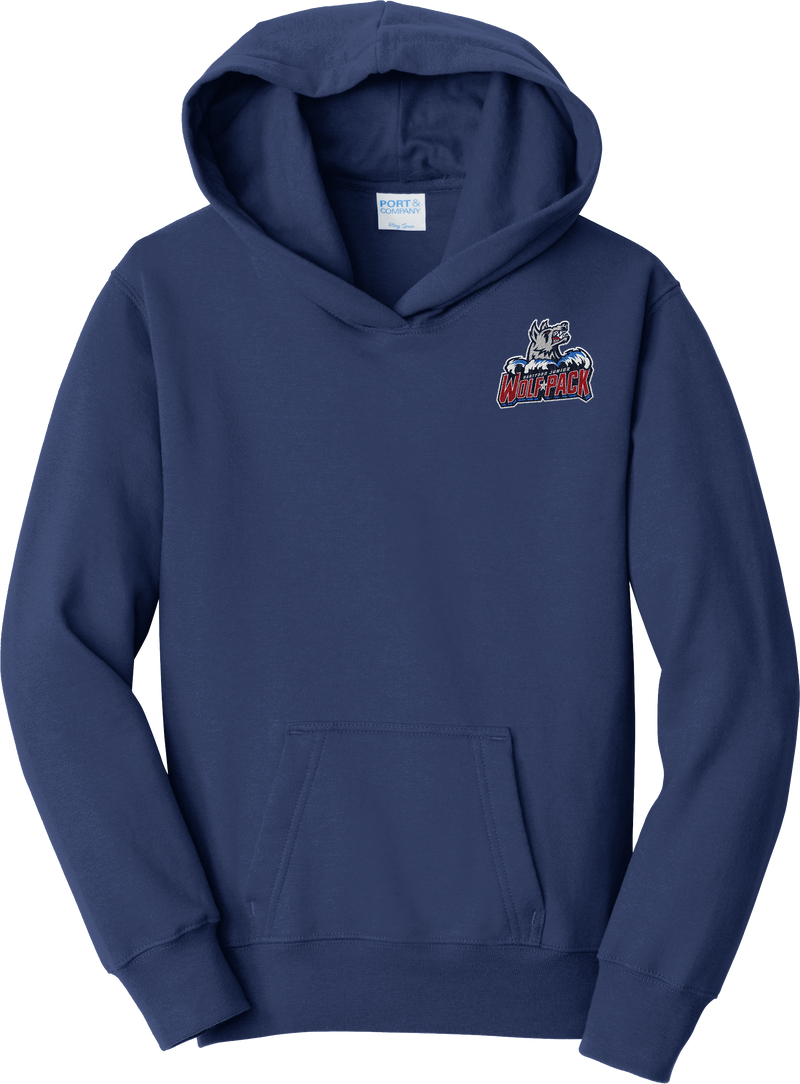 Hartford Jr. Wolfpack Youth Fan Favorite Fleece Pullover Hooded Sweatshirt