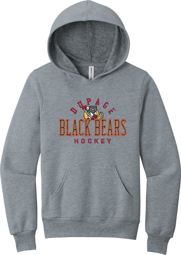 Dupage Black Bears Youth Sponge Fleece Pullover Hoodie