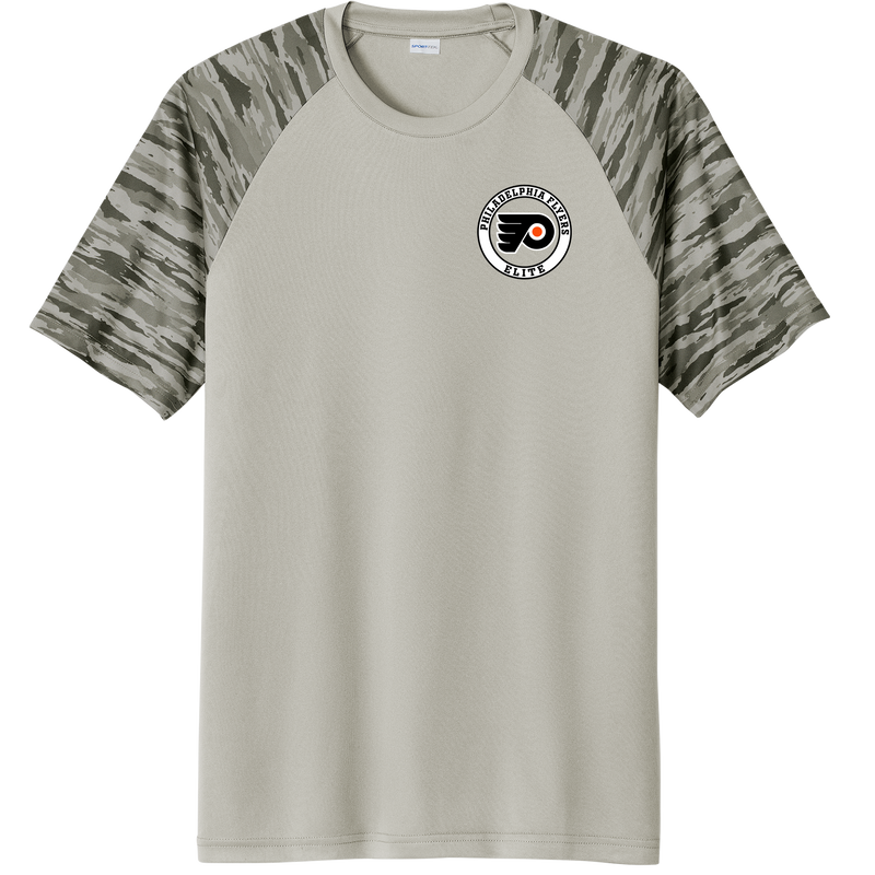 Philadelphia Flyers Elite Drift Camo Colorblock Tee