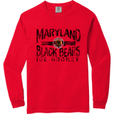 Maryland Black Bears Heavyweight Ring Spun Long Sleeve Tee