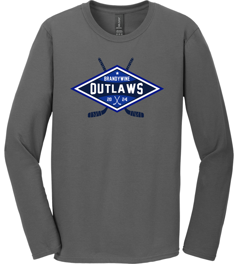 Brandywine Outlaws Softstyle Long Sleeve T-Shirt