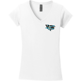 Boca Barracudas Softstyle Ladies Fit V-Neck T-Shirt