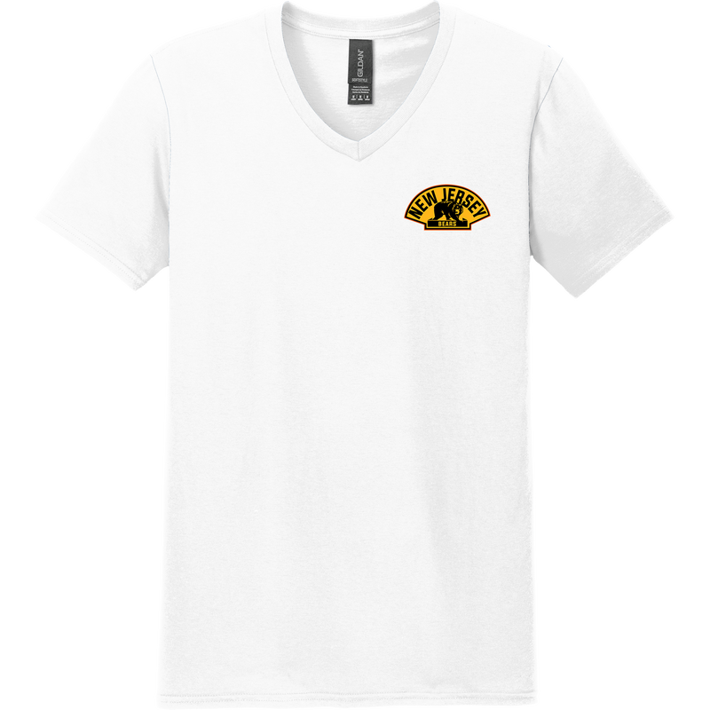 NJ Bears Softstyle V-Neck T-Shirt