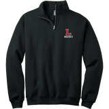 Lawrenceville Hockey NuBlend 1/4-Zip Cadet Collar Sweatshirt
