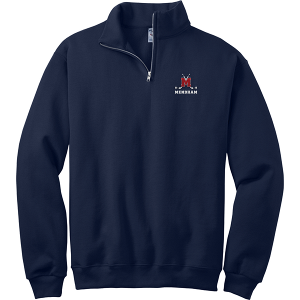 Mendham High School NuBlend 1/4-Zip Cadet Collar Sweatshirt