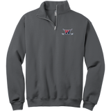 Wall Hockey NuBlend 1/4-Zip Cadet Collar Sweatshirt