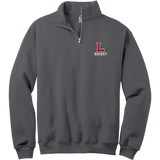 Lawrenceville Hockey NuBlend 1/4-Zip Cadet Collar Sweatshirt