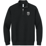 NGHL Youth NuBlend 1/4-Zip Cadet Collar Sweatshirt