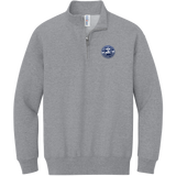 NYC Hockey Club Youth NuBlend 1/4-Zip Cadet Collar Sweatshirt