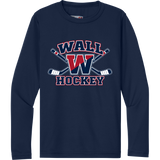 Wall Hockey Youth Cooling Performance Long Sleeve Tee