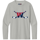Wall Hockey Youth Cooling Performance Long Sleeve Tee