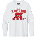 Team Maryland Youth Cooling Performance Long Sleeve Tee