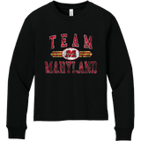 Team Maryland Youth 6-Ounce Heavyweight Long Sleeve Tee