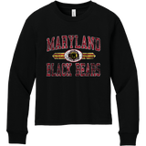 Maryland Black Bears Youth 6-Ounce Heavyweight Long Sleeve Tee