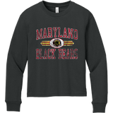 Maryland Black Bears Youth 6-Ounce Heavyweight Long Sleeve Tee