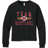 Team Maryland Youth 6-Ounce Heavyweight Long Sleeve Tee