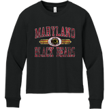 Maryland Black Bears Youth 6-Ounce Heavyweight Long Sleeve Tee