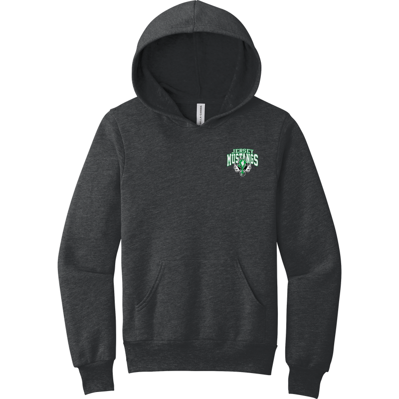 Jersey Mustangs Youth Sponge Fleece Pullover Hoodie