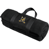 Marlboro Hockey Fleece Blanket with Carrying Strap