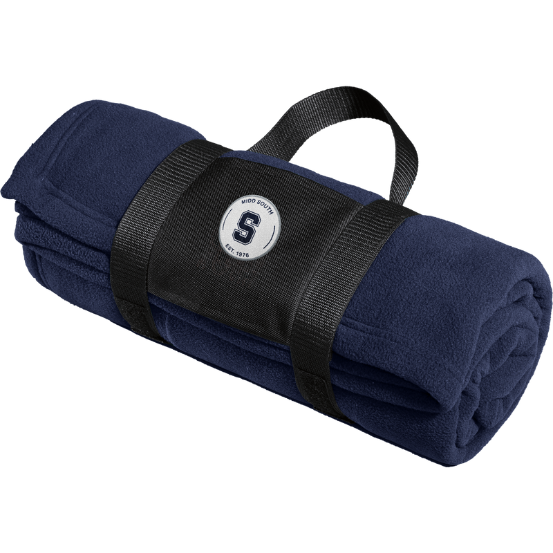 Midd South FBLA Fleece Blanket with Carrying Strap