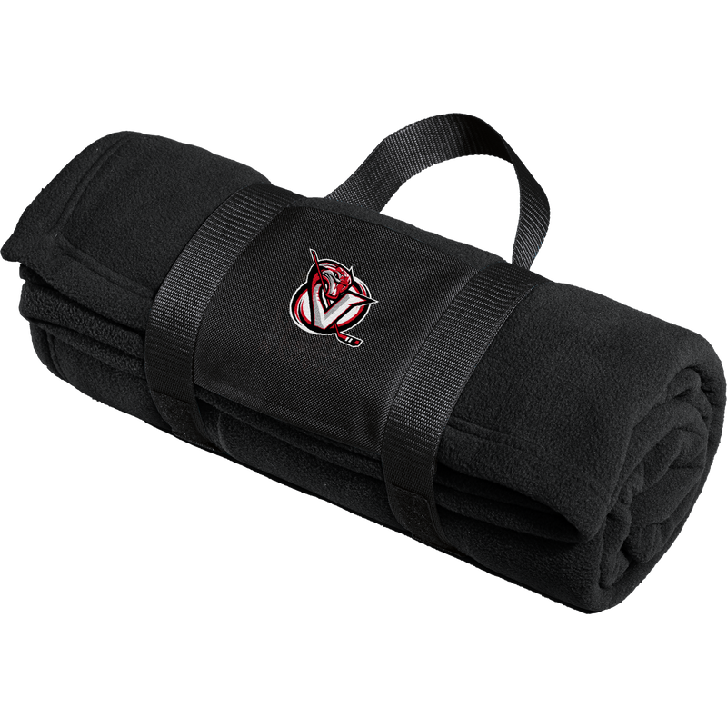 Venom Hockey Club Fleece Blanket with Carrying Strap