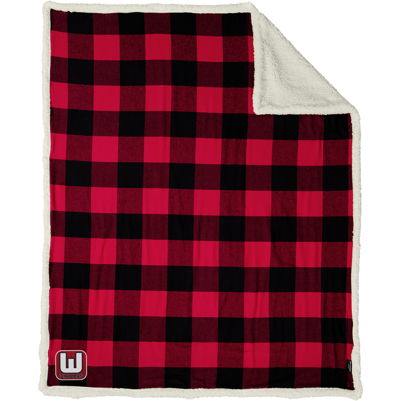 CT Whalers Tier 1 Flannel Sherpa Blanket