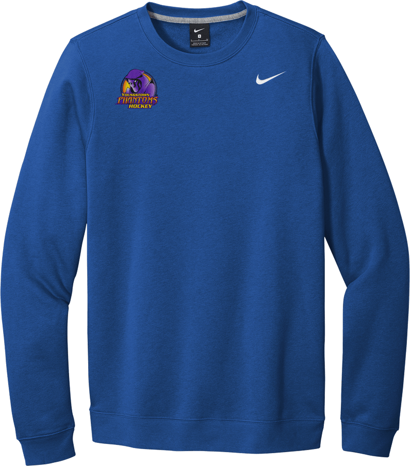 Youngstown Phantoms Nike Club Fleece Crew