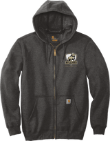 HVM Bulldogs Carhartt Midweight Hooded Zip-Front Sweatshirt