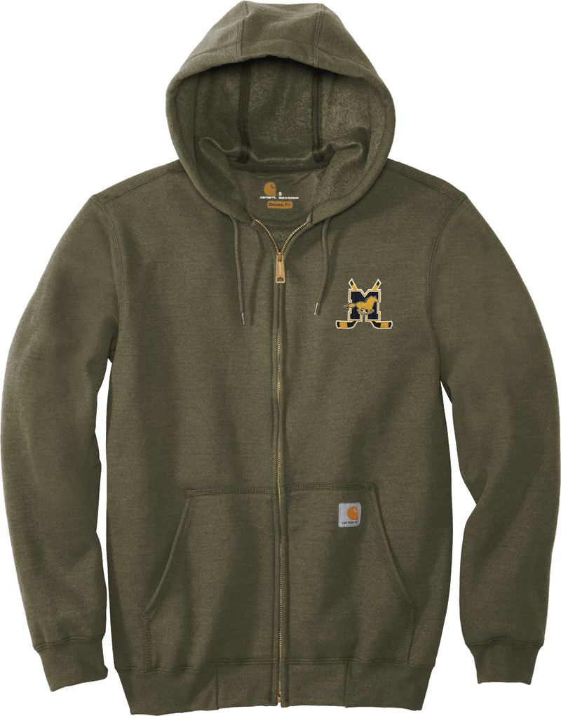 Marlboro Hockey Carhartt Midweight Hooded Zip-Front Sweatshirt