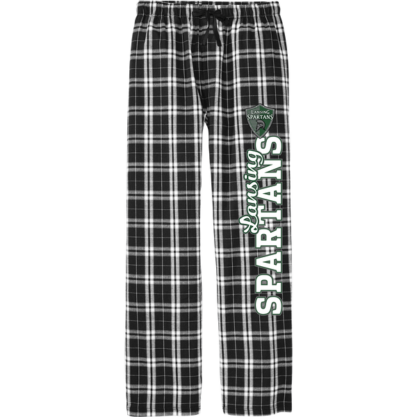 Lansing Spartans Flannel Plaid Pant