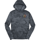 Delaware Ducks Youth Sport-Wick CamoHex Fleece Hooded Pullover