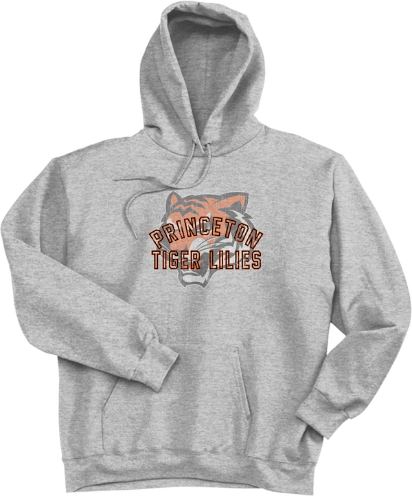 Princeton Tiger Lilies Ultimate Cotton - Pullover Hooded Sweatshirt