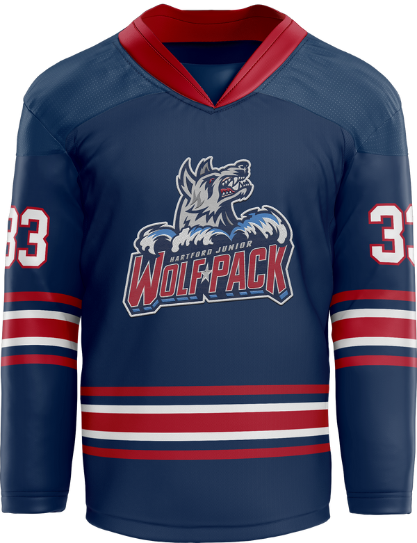 Hartford Jr. Wolfpack Girls Adult Goalie Hybrid Jersey