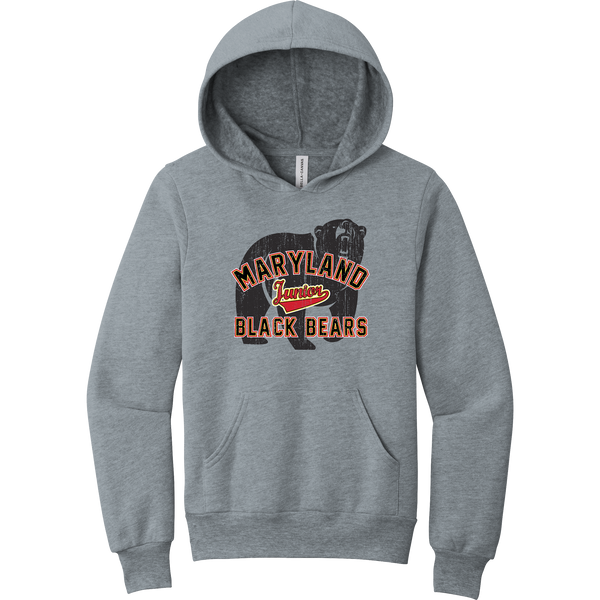 MD Jr. Black Bears Youth Sponge Fleece Pullover Hoodie