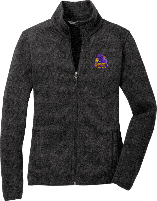 Youngstown Phantoms Ladies Sweater Fleece Jacket