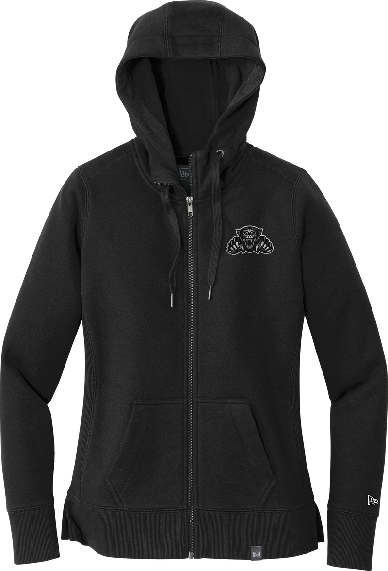 Igloo Jaguars New Era Ladies French Terry Full-Zip Hoodie