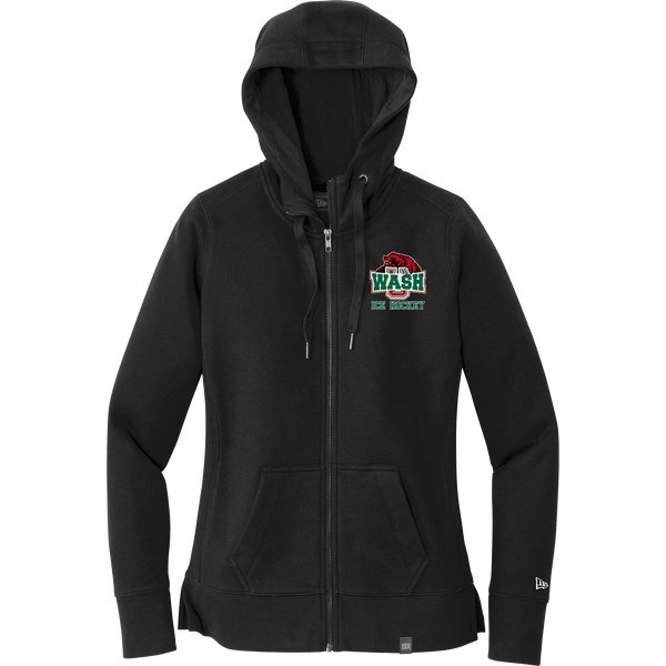 Wash U New Era Ladies French Terry Full-Zip Hoodie