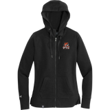 Princeton Tiger Lilies New Era Ladies French Terry Full-Zip Hoodie