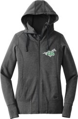 NJ Colts New Era Ladies Tri-Blend Fleece Full-Zip Hoodie