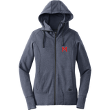 Mount St. Charles New Era Ladies Tri-Blend Fleece Full-Zip Hoodie