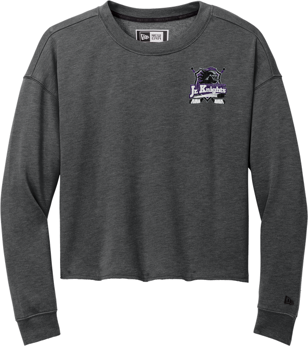 Old Bridge Jr. Knights New Era Ladies Tri-Blend Fleece Crop Crew