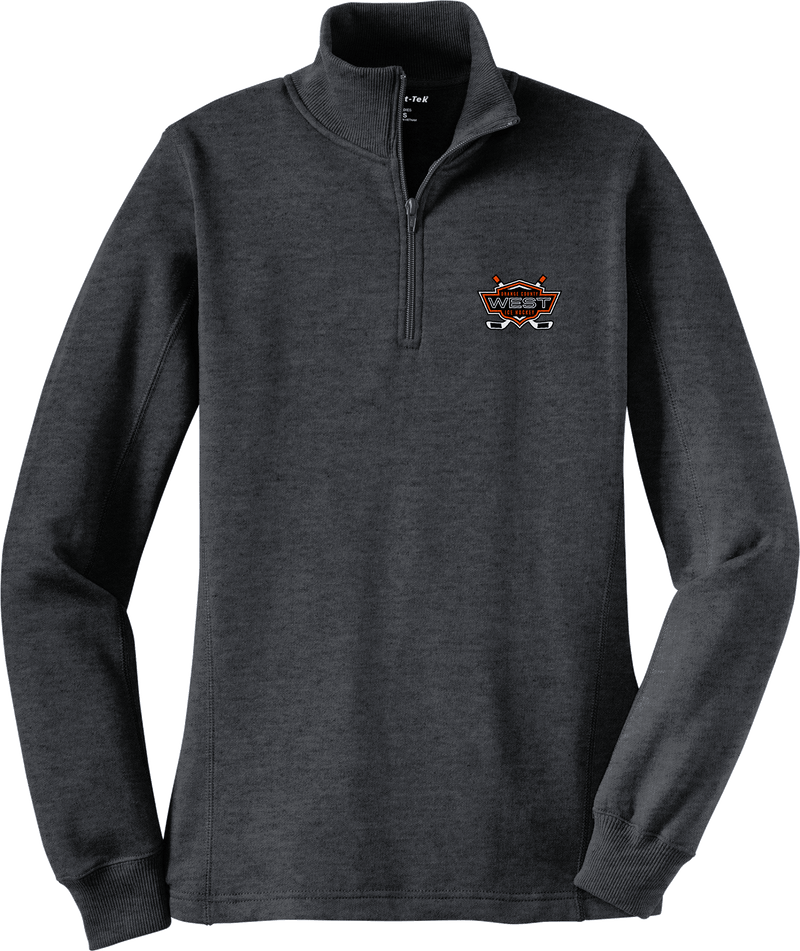 Orange County West Ladies 1/4-Zip Sweatshirt