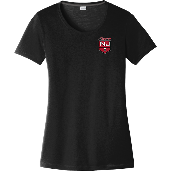 NJ Raiders Ladies PosiCharge Competitor Cotton Touch Scoop Neck Tee