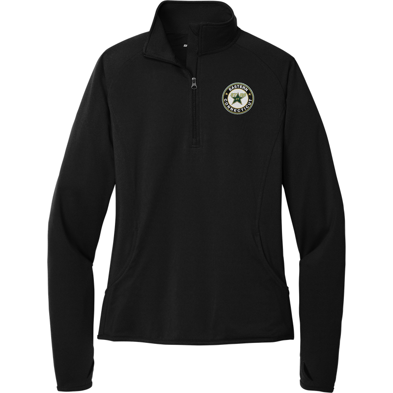 CT ECHO Stars Ladies Sport-Wick Stretch 1/4-Zip Pullover