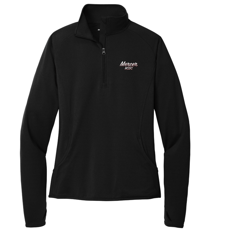 Mercer NCDC Ladies Sport-Wick Stretch 1/4-Zip Pullover