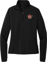 NY Aviators Ladies Sport-Wick Stretch 1/4-Zip Pullover