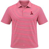Lawrenceville Hockey Virtue Recycled Stripe Featherlight Pique Polo